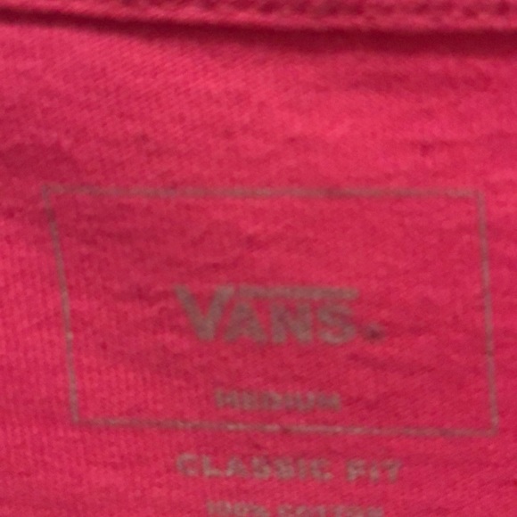 Vans oversized dark pink t-shirt - Picture 2 of 3